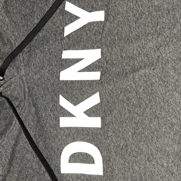 DKNY Women’s sports hoodie. Gray, Size Large. New no tag. - Picture 2 of 3
